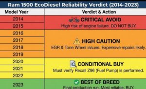 Ram 1500 EcoDiesel Years to Avoid: The Definitive Guide 2026