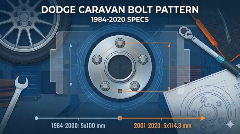 dodge caravan bolt pattern