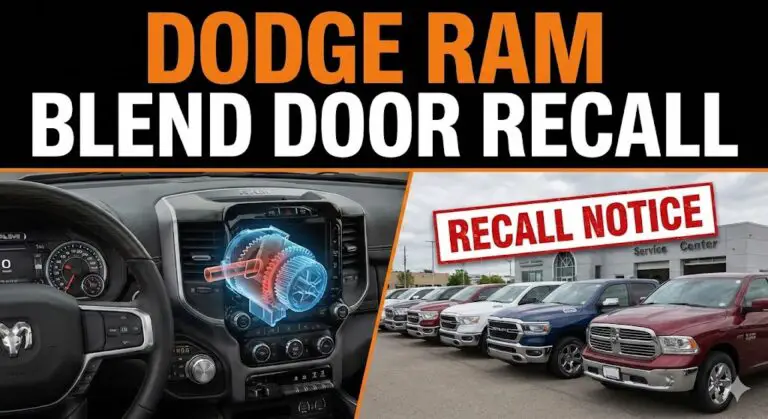 dodge ram blend door recall