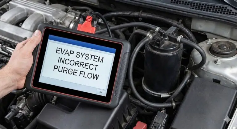 evap system incorrect purge flow