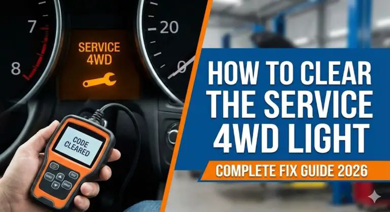 how to clear service 4wd light