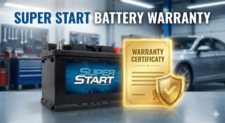 Super Start battery warranty coverage tiers and terms reference chart