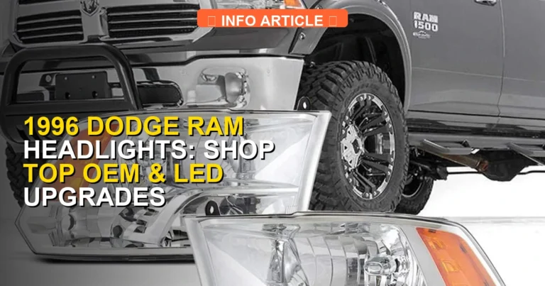 1996 Dodge Ram Headlights: Shop Top OEM & LED Upgrades [2026]