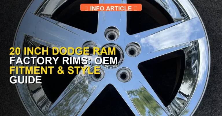 20 Inch Dodge Ram Factory Rims: OEM Fitment & Style Guide