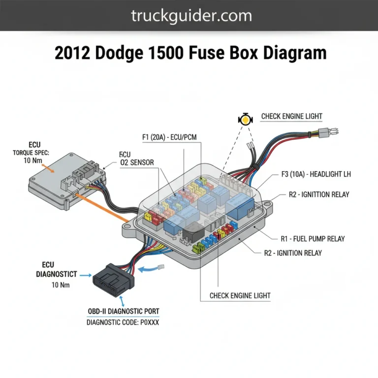 2012 dodge ram 1500 fuse box diagram diagram with labeled components and explanations
