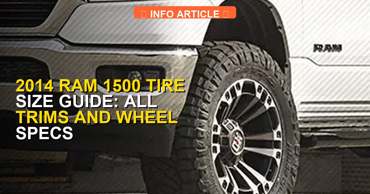 2014 Ram 1500 Tire Size