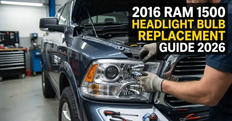 2016 ram 1500 headlight bulb replacement