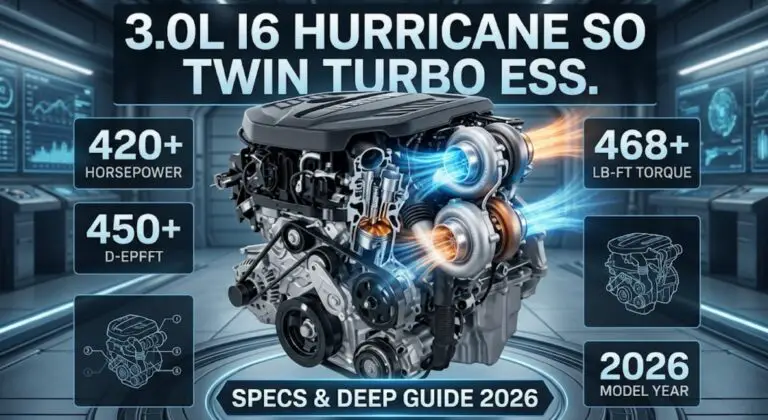 3.0L I-6 Hurricane twin-turbo ESS engine installed in Ram 1500 bay