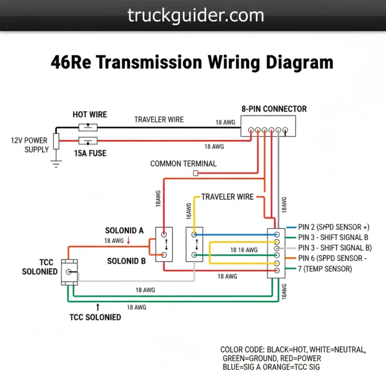 46re transmission wiring diagram diagram with labeled components and explanations