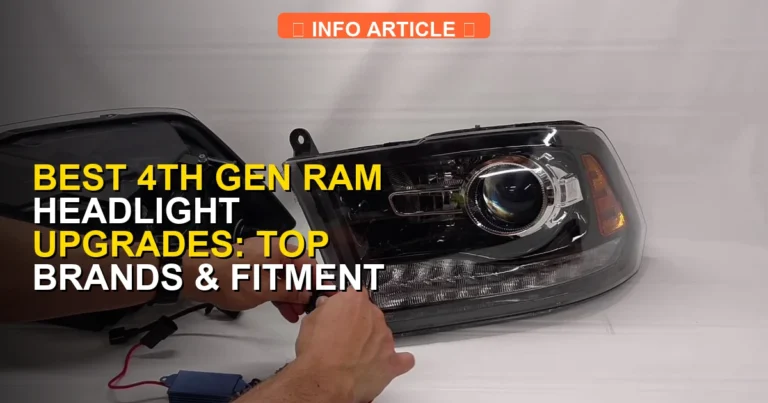 Best 4th Gen Ram Headlight Upgrades: Top Brands & Fitment Guide