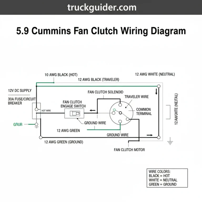 5.9 cummins fan clutch wiring diagram diagram with labeled components and explanations
