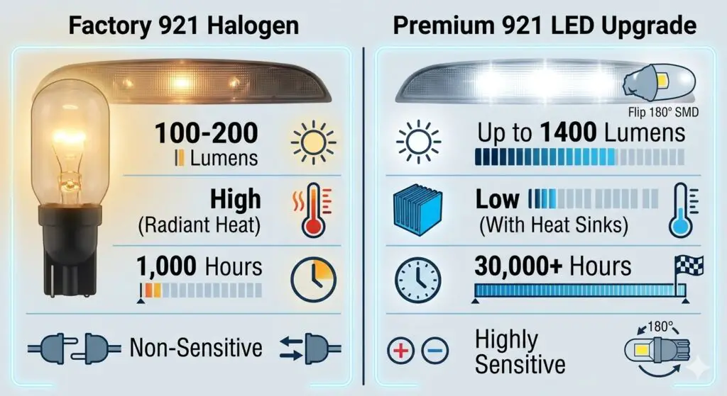 Halogen vs. LED Performance Comparison Matrix