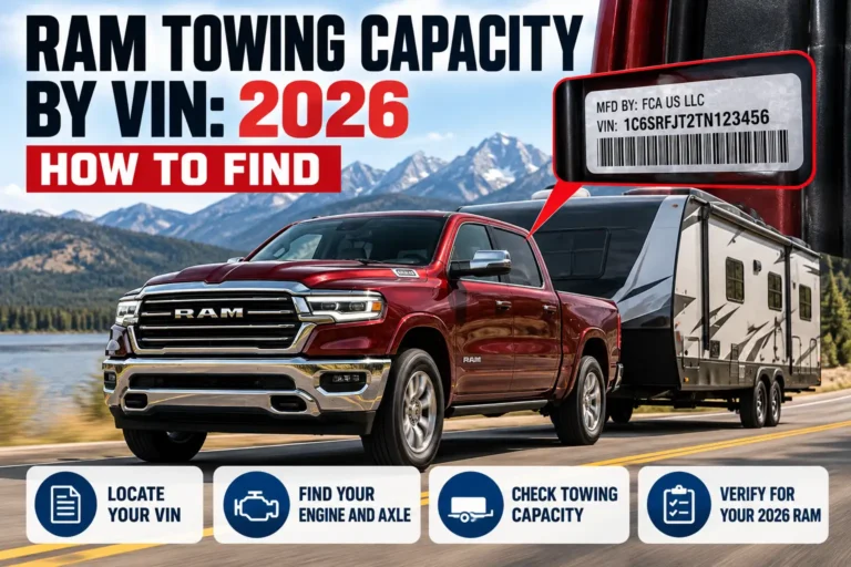 Ram Towing Capacity by VIN: 2026 How to Find
