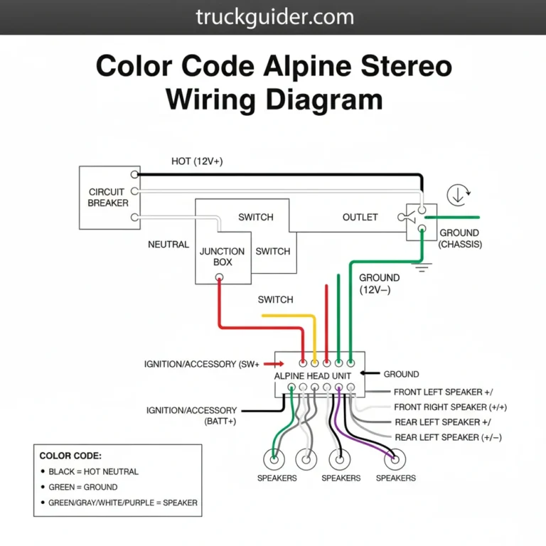 color code alpine stereo wiring diagram diagram with labeled components and explanations