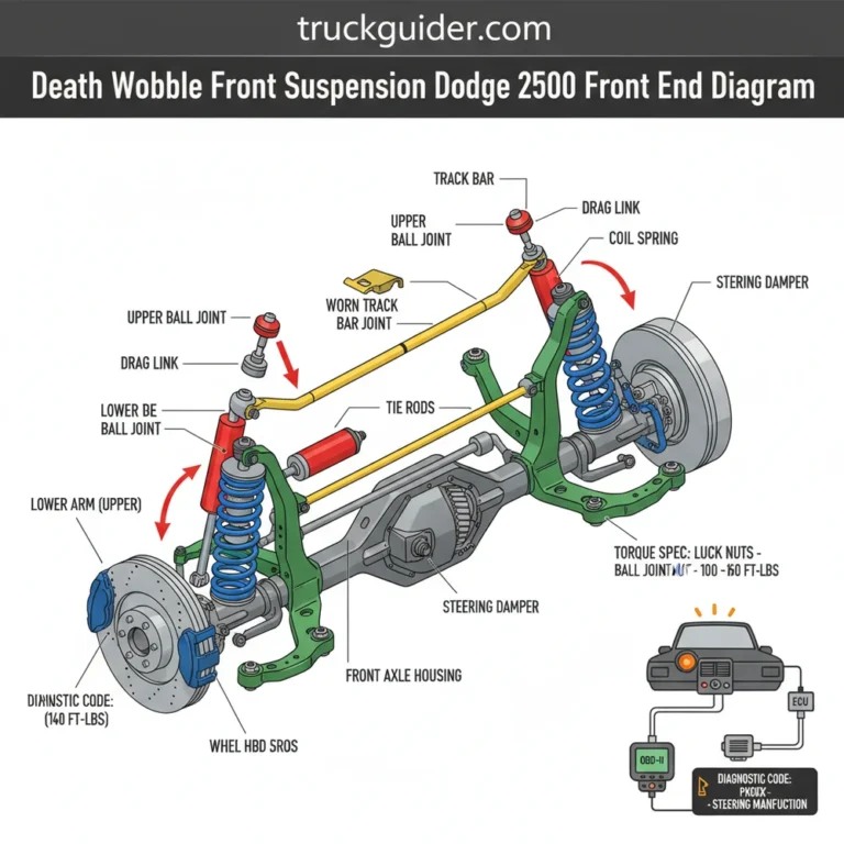 death wobble front suspension dodge ram 2500 front end diagram diagram with labeled components and explanations