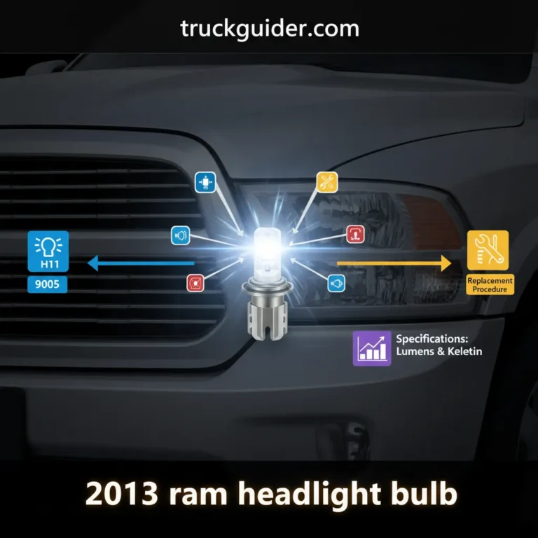 2013 Ram Headlight Bulb Selection, Specifications [2026]
