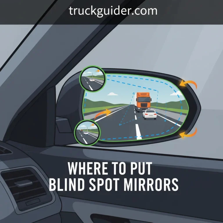 Where To Put Blind Spot Mirrors For Maximum Driver [2026]