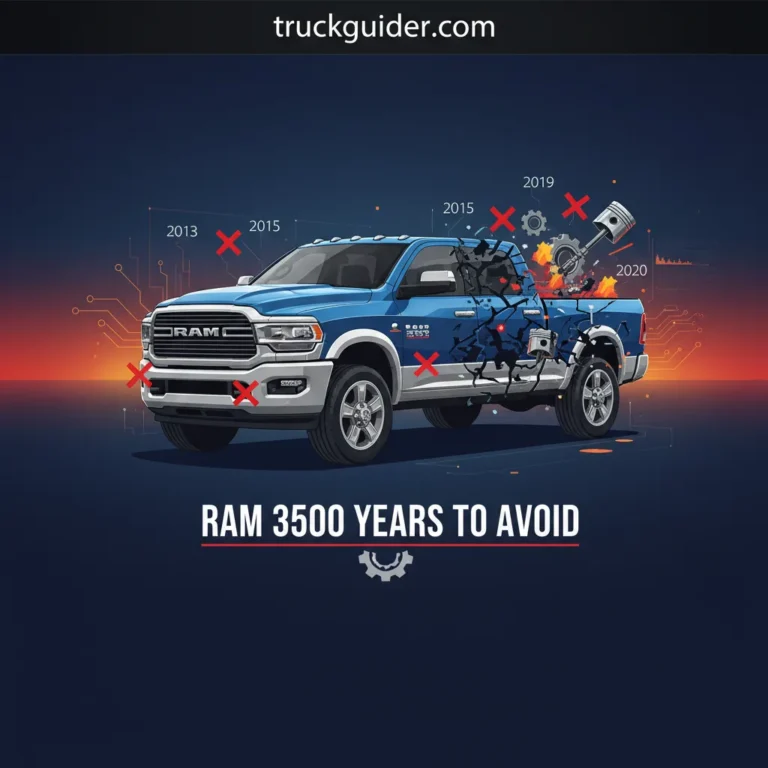 Ram 3500 Years To Avoid: Critical Reliability: Reliability Guide [2026]