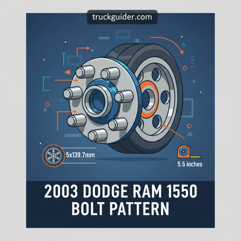 2003 Dodge Ram 1500 Bolt Pattern And Wheel Fitment Specifications [2026]