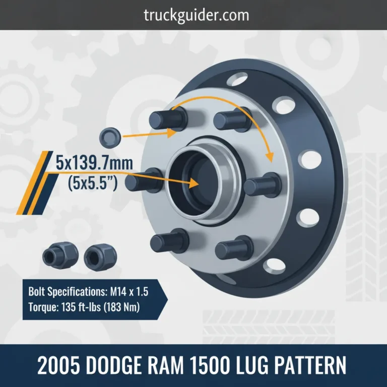 2005 Dodge Ram 1500 Lug Pattern, Bolt: Full Specs & Data [2026]