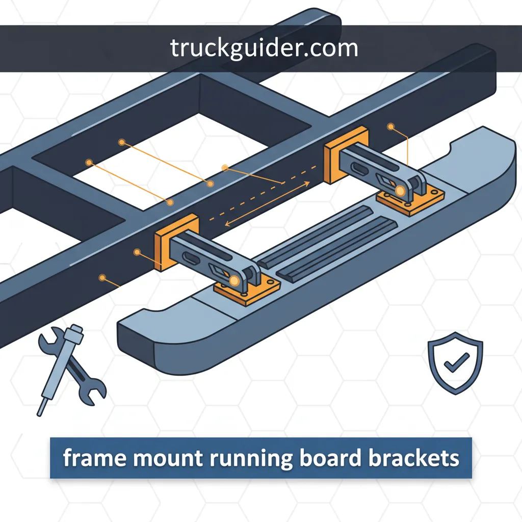 Frame Mount Running Board Brackets [2026] - Truck Guider