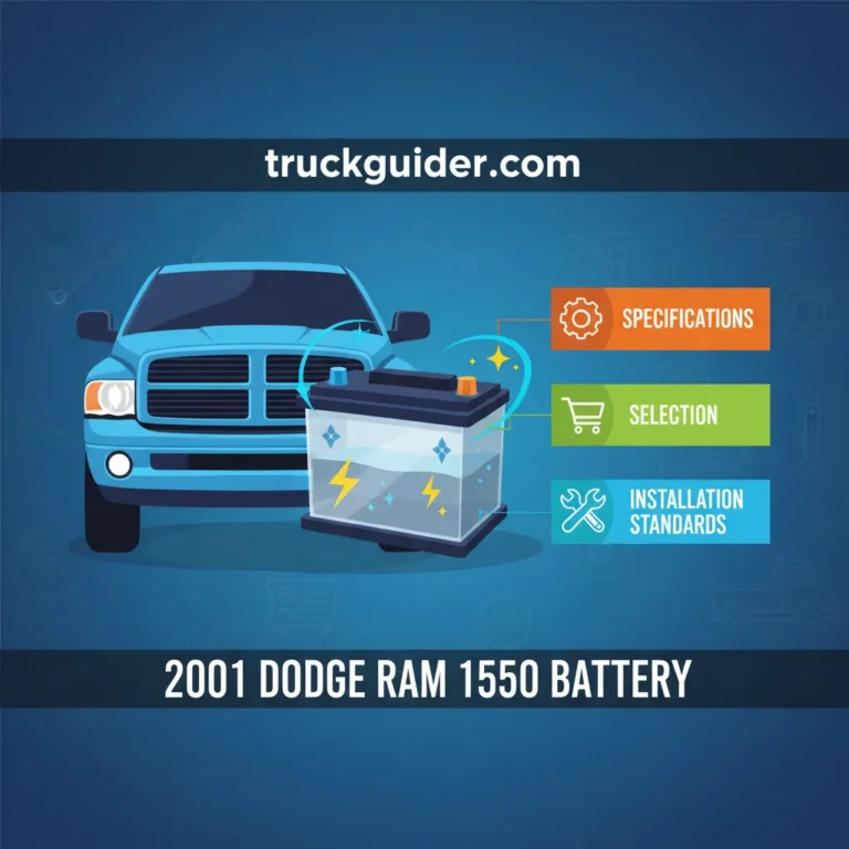 2001 Dodge Ram 1500 Battery Specifications, Selection [2026]