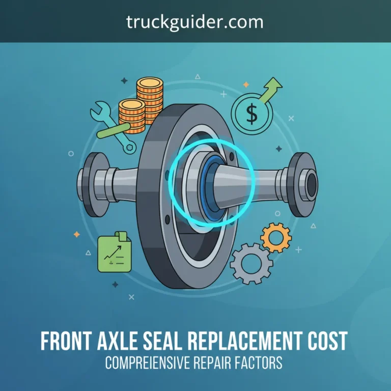 Front Axle Seal Replacement Cost And: Causes & Fixes [2026]