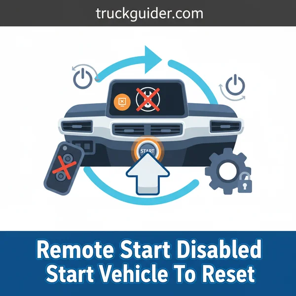 Remote Start Disabled: Causes & Fixes [2026]