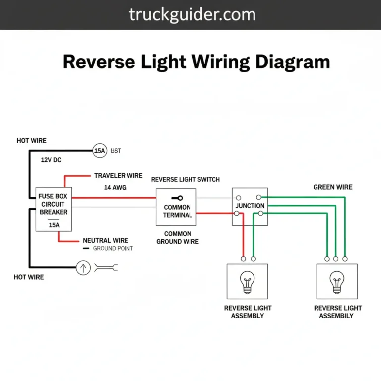reverse light wiring diagram diagram with labeled components and explanations