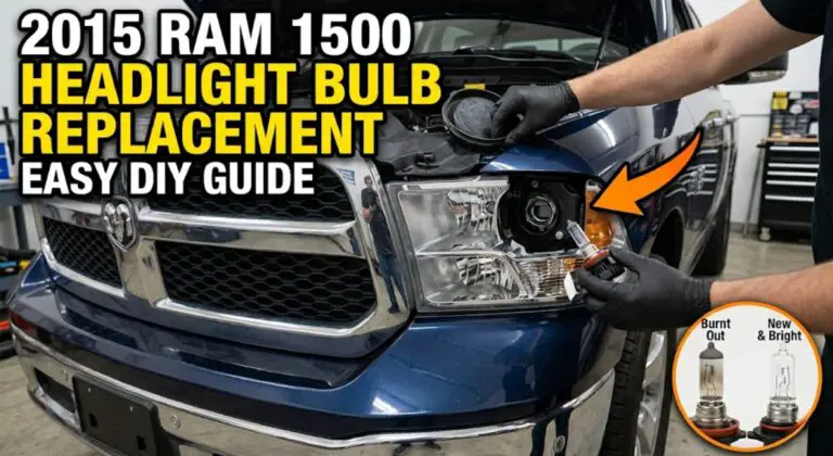 2015 ram 1500 headlight bulb replacement