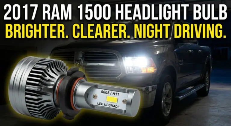 2017 ram 1500 headlight bulb