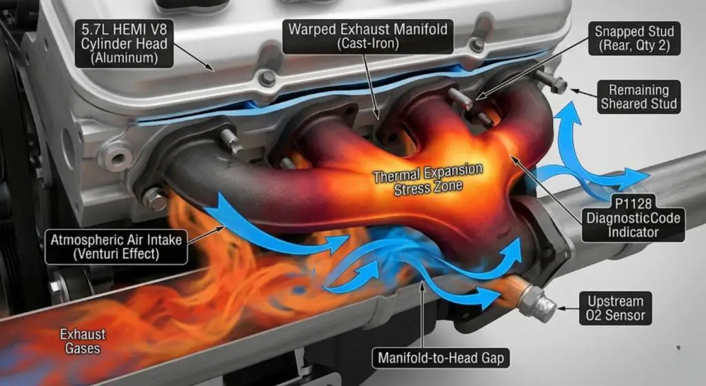 5.7L HEMI Exhaust Manifold Flaw