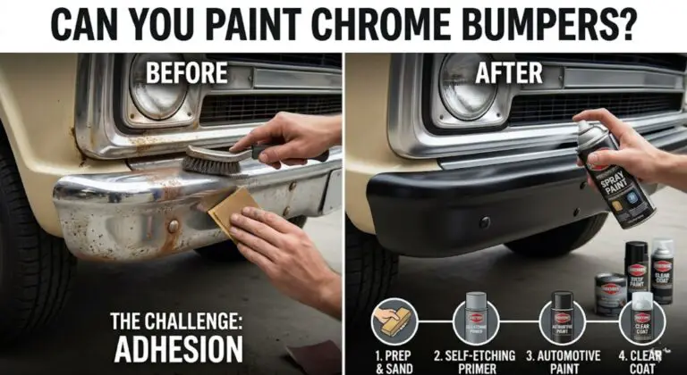 can you paint chrome bumpers