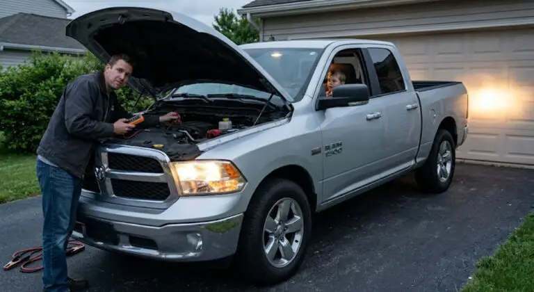 dodge ram won't start but has power
