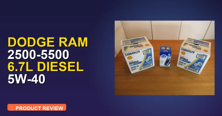 2019 Ram 2500 Oil Capacity: Specs & Fitment Guide [2026]