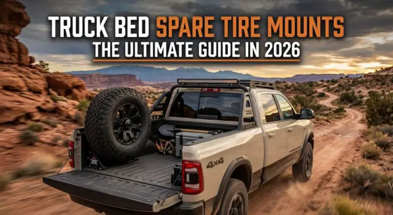 truck bed spare tire mount