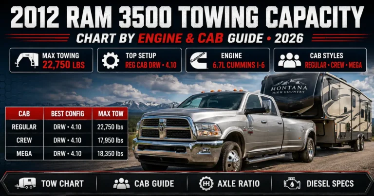 2012 Ram 3500 Towing Capacity Chart