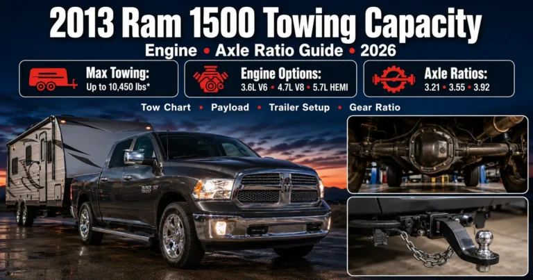 2013 Ram 1500 Towing Capacity: Engine & Axle Ratio Guide 2026
