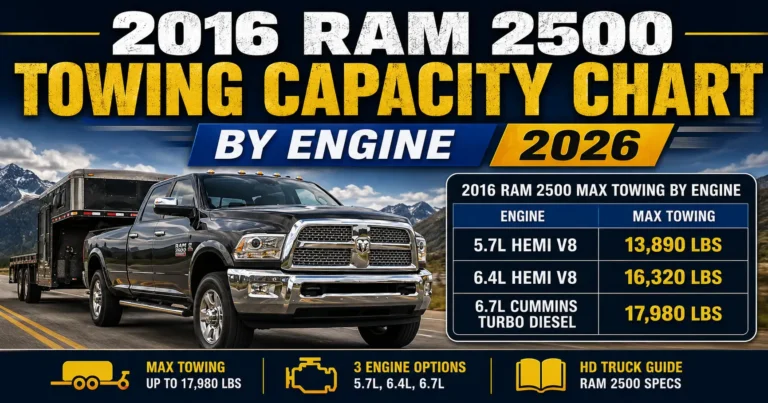 2016 Ram 2500 Towing Capacity