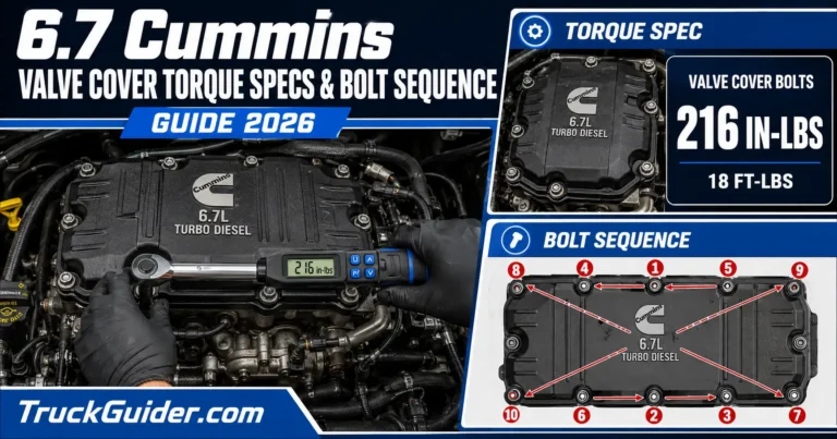 6.7 cummins valve cover torque specs