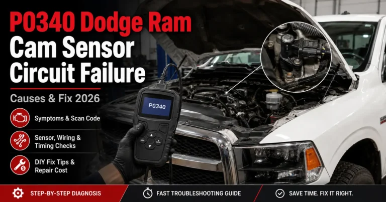 P0340 Dodge Ram: Causes, Symptoms & Fix by Engine