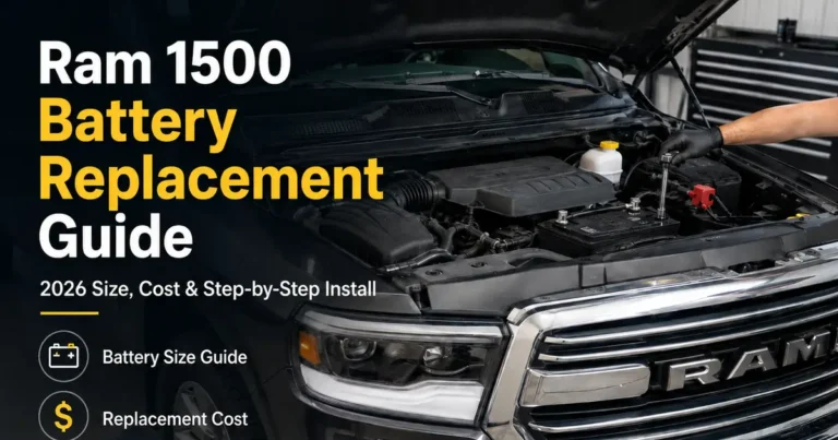 Ram 1500 Battery Replacement - Guide 2026 Size, Cost & Step-by-Step Install