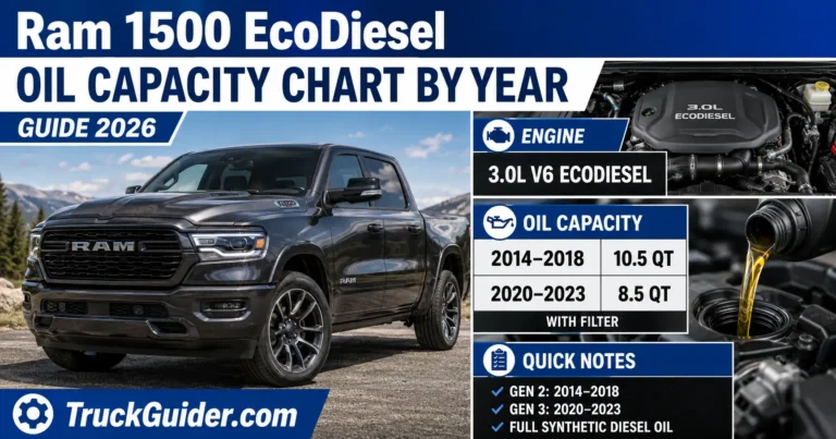 Ram 1500 EcoDiesel Oil Capacity