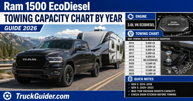 Ram 1500 EcoDiesel Towing Capacity