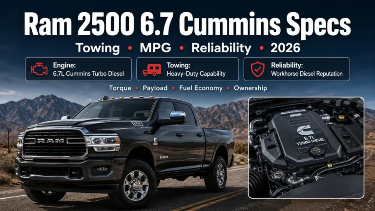 Ram 2500 6.7 Cummins Specs Chart: All Years 2007–2025