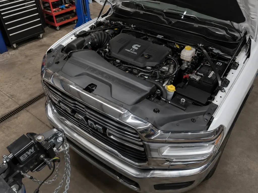 6.7L Cummins engine for 2019 Ram 2500 towing capacity