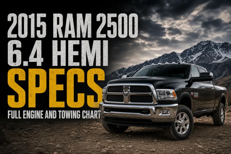 2015 Ram 2500 6.4 Hemi Specs: Full Engine and Towing Chart