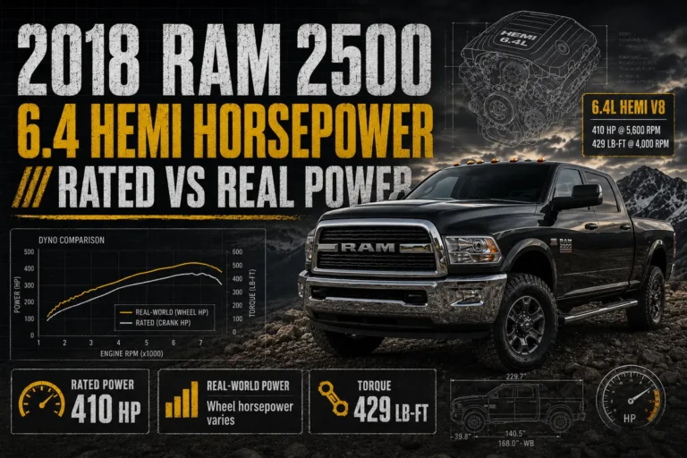 2018 Ram 2500 6.4 Hemi Horsepower: Rated vs Real Power