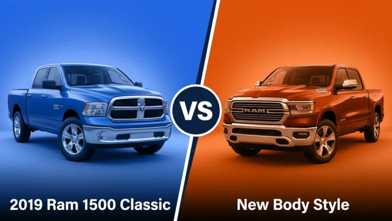 2019 Ram 1500 Classic vs New Body Style side-by-side comparison