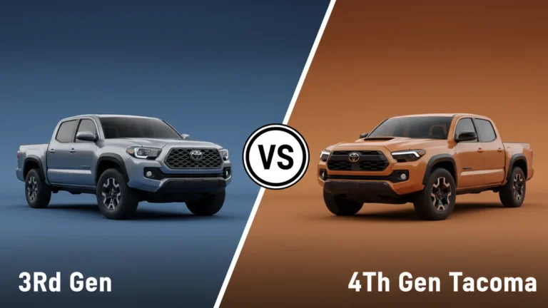 3Rd Gen vs 4Th Gen Tacoma side-by-side comparison